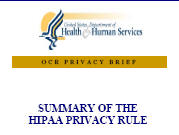 Summary of HIPAA Privacy Rule