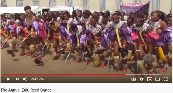 Ukuhlolwa Kwezintombi Zulu Virgin Test Reed Dance